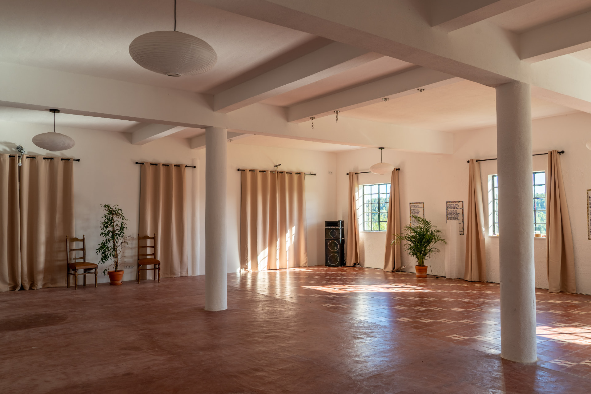 Yoga studio at Bela retreat